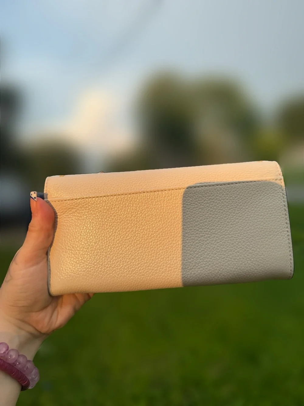 Coach pebbled leather